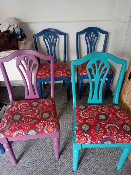 Photo of free 4 dining chairs (Leigh-on-Sea) #1