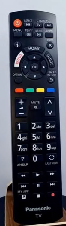 Photo of PANASONIC tv remote (Nascot Wood WD17) #1