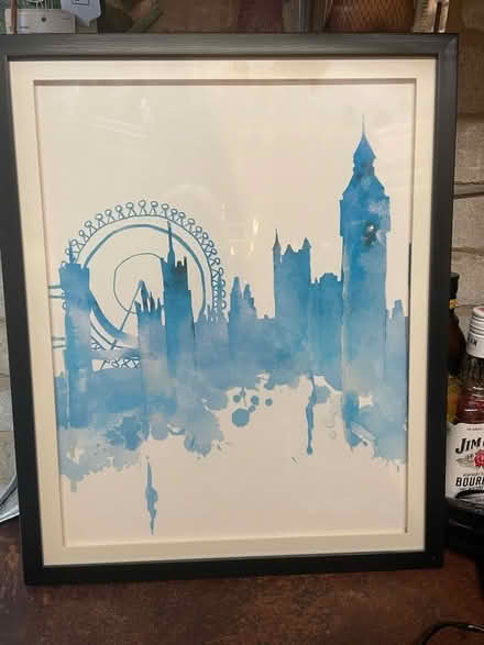 Photo of free Picture of London skyline in black frame. (Hala LA1) #1