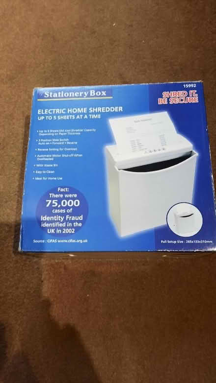 Photo of free Electric home shredder (Gnosall Heath ST20) #2