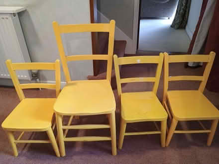 Photo of free Set of wooden chairs (Bloomfield) #1