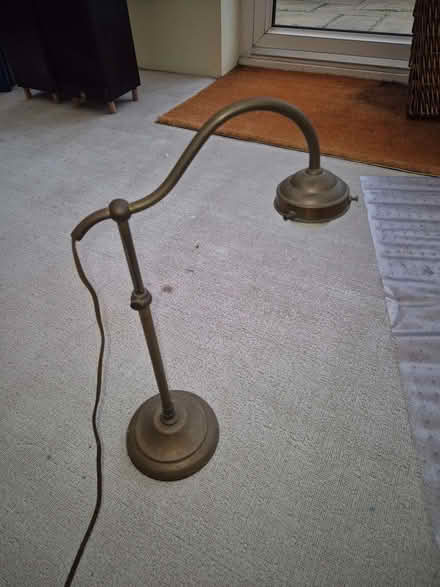 Photo of free Pair of Art Deco brass lamps (New Malden KT3) #1