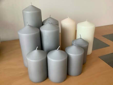 Photo of free 10 Assorted Pillar Candles (Merley BH21) #1