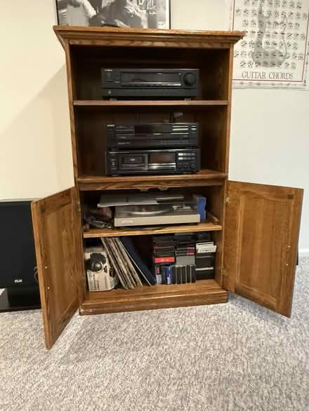 Photo of free Hutch for Stereo Components (Newtown Grant Neighborhood) #2