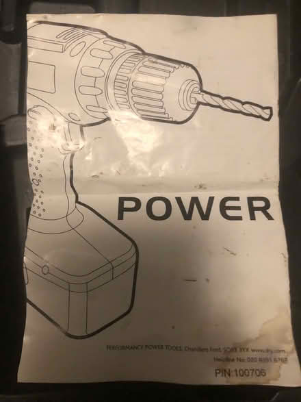 Photo of free Drill & battery (Latchford WA4) #3