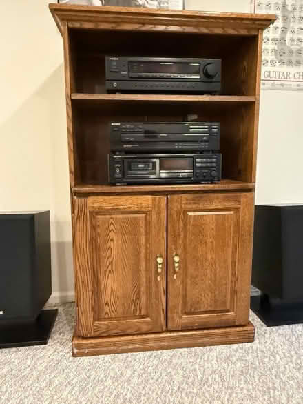 Photo of free Hutch for Stereo Components (Newtown Grant Neighborhood) #1