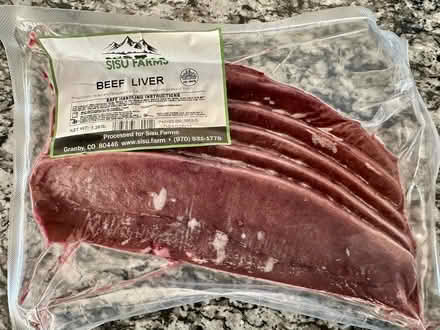 Photo of free 1.26 lb. frozen grassfed beef liver (Deer Creek Canyon) #1