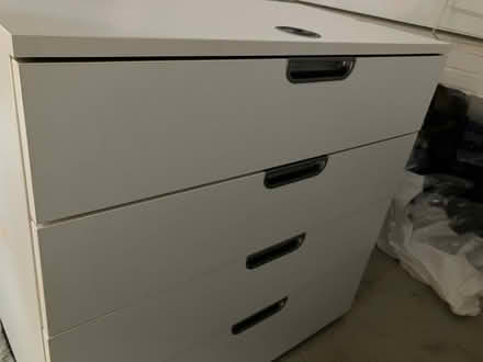Photo of free White chest of drawer/filing unit (Coulsdon, nr, train station) #2