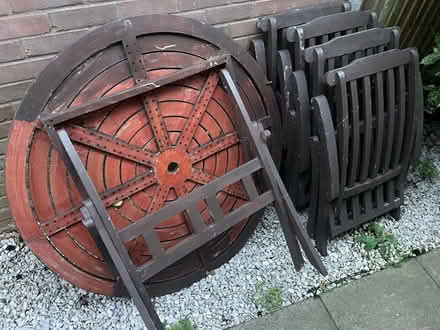 Photo of free Garden table and chairs (Gainsborough, Ipswich, IP3) #1