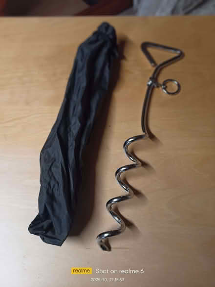 Photo of free Dog corkscrew anchor (Purley on Thames RG31) #1