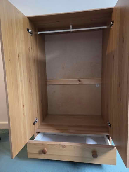 Photo of free Tall boy / small wardrobe (Llangunllo) #2