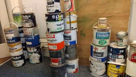 Photo of free old pots of paint (West Marina TN38) #3