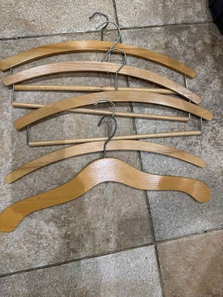 Photo of free 5 x wooden hangers (Hitchin (South)) #1