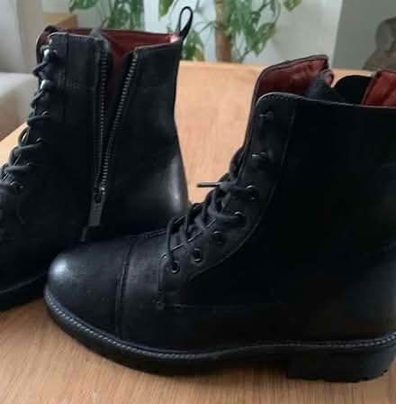 Photo of free Size 4 / 37 Black leather ankle boots (Swannington LE67) #2