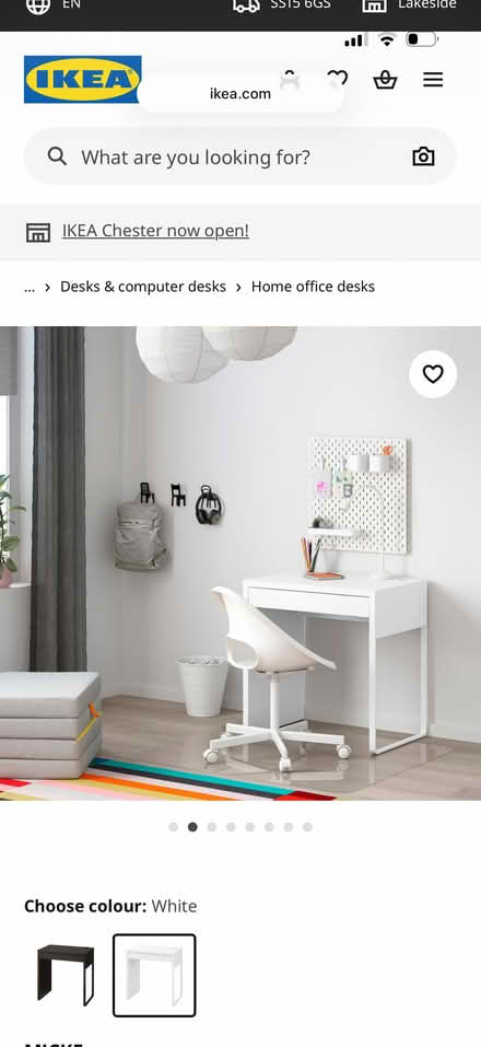 Photo of free IKEA Desk - (Laindon SS15) #1