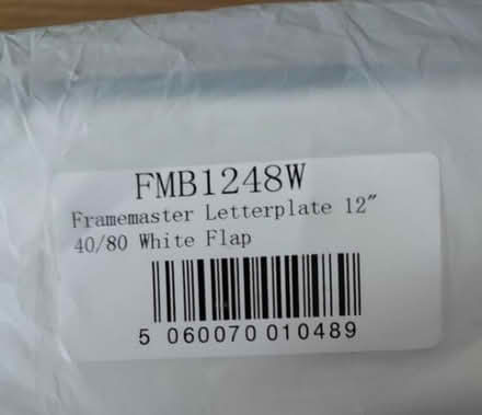 Photo of free New framemaster letter plate ((Wembley HA0)) #2