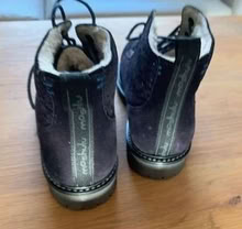 Photo of free Size 4 Dark indigo suede ankle boots (Swannington LE67) #2