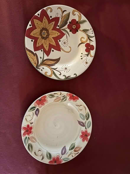 Photo of free 4 stoneware dinner plates (Belmont- ralston and el camino) #1