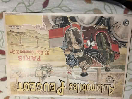 Photo of free French Peugeot poster A3 size (Old Town TN34) #1