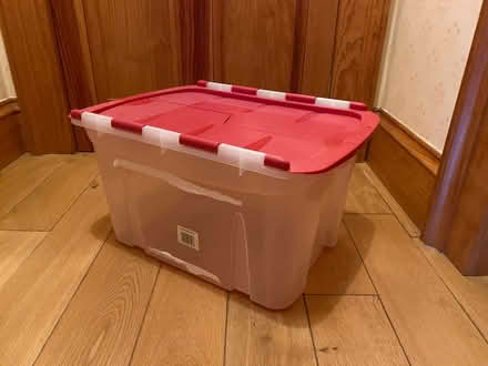 Photo of free Large plastic box (AB25) #1