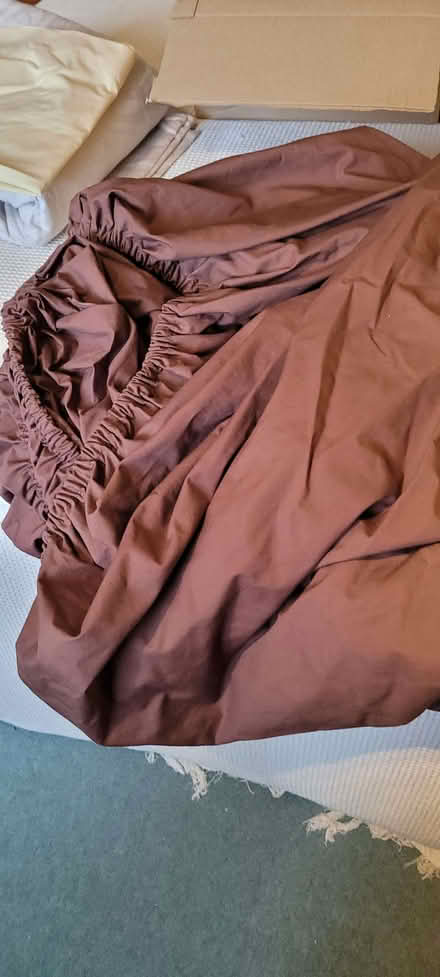 Photo of free Super king duvet cover & sheet (Bradford on Avon BA15) #2