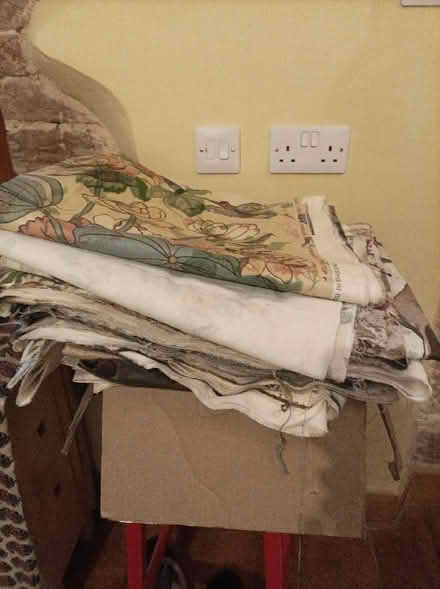 Photo of free Furnishing fabric offcuts, cotton, hessian, mis-prints (Baldwinholme CA5) #1