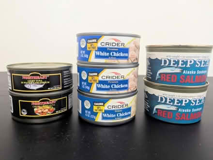 Photo of free Canned Chicken Salmon Tuna (11415) #1