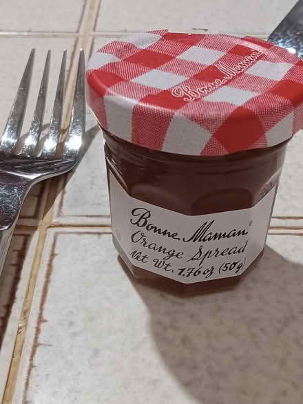 Photo of tiny Bonne Maman jars+lids (Monrovia) #1