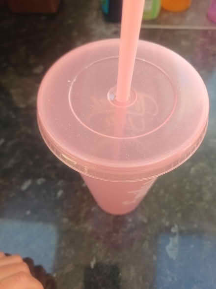 Photo of free Pink cup with straw (Tooting SW17) #2