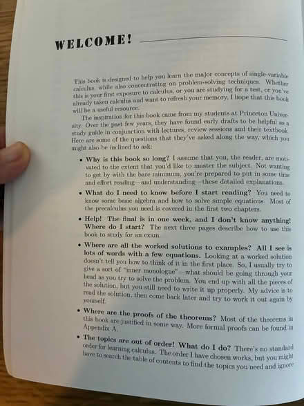 Photo of free Calculus Book (Corte Madera (near 101)) #2