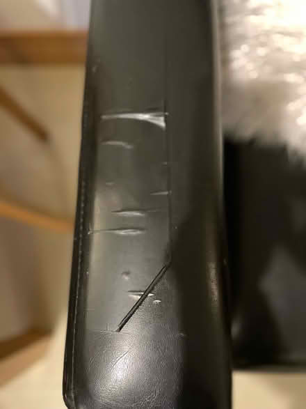 Photo of free Black Leather armchair (Clanbrassil street, Dublin 8) #2