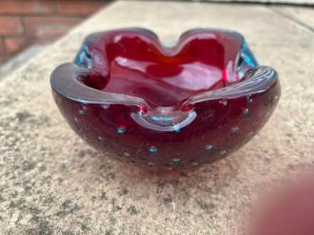 Photo of free Large bubble glass ashtray/bowl (Hinksford DY6) #1