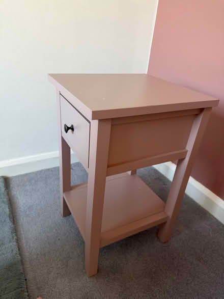 Photo of free Pink bedside table (Tolworth KT6) #4