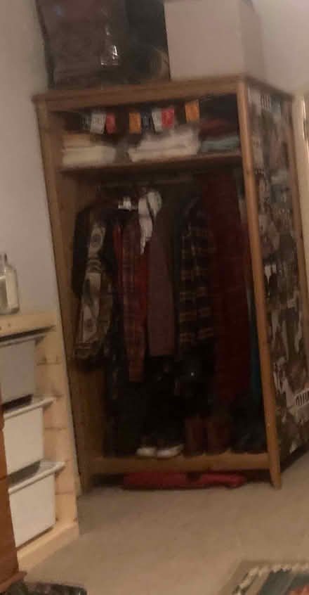 Photo of free Pine wardrobe open (Bisley Road GL5) #1