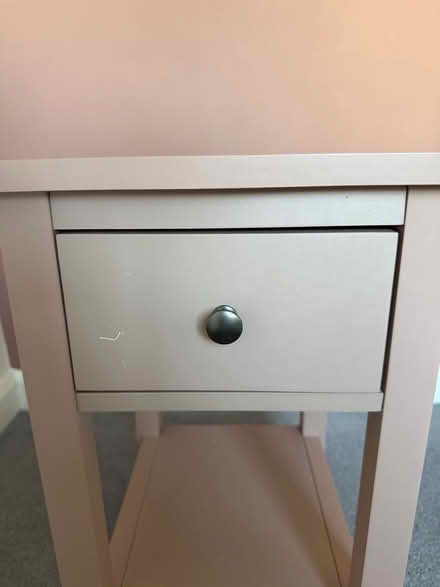 Photo of free Pink bedside table (Tolworth KT6) #2