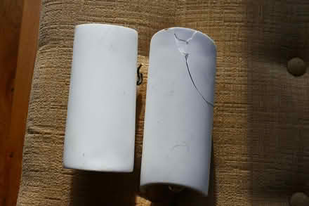 Photo of free Two white ceramic wall lights - (Arnold NG5) #2