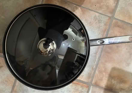 Photo of free Large stainless steel pan with lid (Hinksford DY6) #2