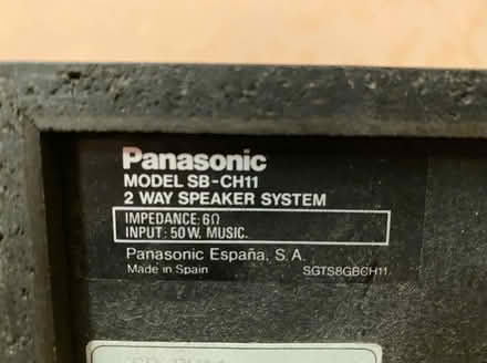 Photo of free Pair of Panasonic speakers (AB25) #3