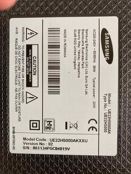 Photo of free Small 22" HD TV (Kemberton TF11) #2