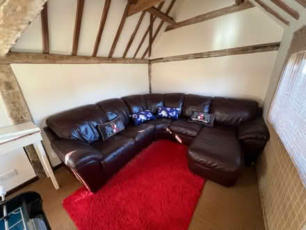 Photo of free Modular leather sofa (CM3 East Hanningfield.) #1