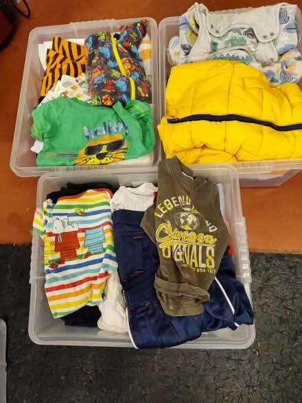 Photo of free Selection of baby boy clothes. 0-6 months & 6-12 months (Stainton CA11) #1