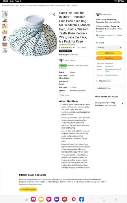 Photo of free Ice Bag #1 (Uplands / Riverside) #2