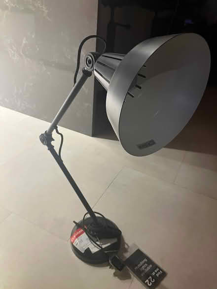 Photo of free Large dark grey table lamp (Coulsdon, nr, train station) #3