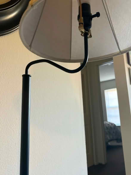 Photo of free End table with attached lamp (East Grand Rapids area) #2