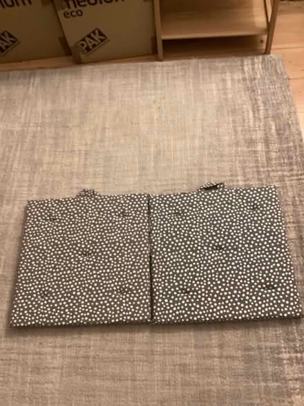 Photo of free 2 IKEA seat pads, with handle on top. (islington N1) #1