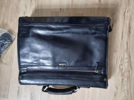 Photo of free Black leather briefcase (Near Lowther Gardens FY8) #2