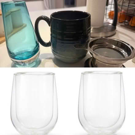 Photo of free Mug with filter and 3 glasses cups (Bayswater, W2) #1