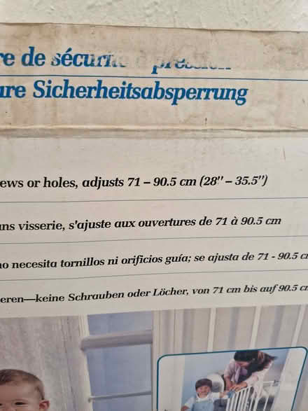 Photo of free Stair Gate (Currie EH14) #1