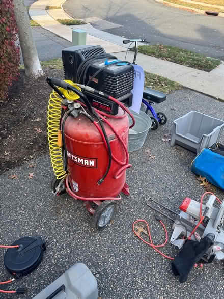 Photo of free compressors, air & power tools (52 Surrey ln, Flemington nj) #1