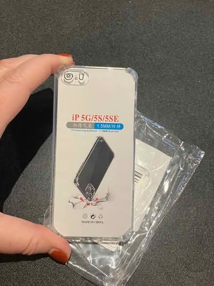 Photo of free Clear case for old small iPhone 5 (Crystal Beach) #1